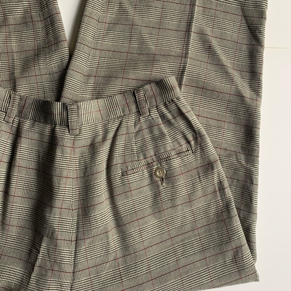 Vintage Liz Claiborne high waisted checkered trousers - Picture 6 of 9